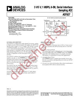 AD7827BN datasheet  